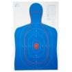 Picture of Action Target RC-B27E-Q - B-27E And FBI Q Combination Target - Blue/Red - 23"x35" - 100 Per Box RC-B27E-Q-100