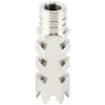 Picture of ATI Outdoors Shark Muzzle Brake - 1/2-28 Thread With Crush Washer - Fits AR-15 - Stainless Steel A.5.10.2252