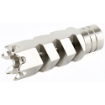 Picture of ATI Outdoors Shark Muzzle Brake - 1/2-28 Thread With Crush Washer - Fits AR-15 - Stainless Steel A.5.10.2252