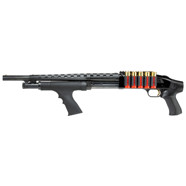 Picture of ATI Outdoors Gen II Side Saddle - 9 Shell Customizable - Fits Mossberg 500/590 - Fits with Modifications Remington 870 - Winchester SXP and Maverick 88 - Black Finish A.5.10.2551