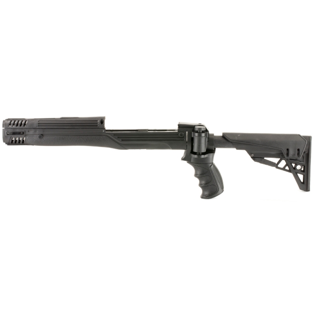 Picture of ATI Outdoors TactLite - Stock - Fits Ruger Mini 14 - Six Position Adjustable Side Folding Stock w/ Scorpion Recoil System - Black Finish B.2.10.1210