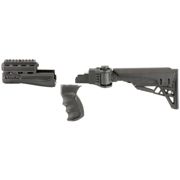 Picture of ATI Outdoors TactLite - Stock - Fits AK-47 - Scorpion Butt Pad - Side Folder Stock - Pistol Grip - Forend - Scorpion Recoil System - Black Finish B.2.10.1250