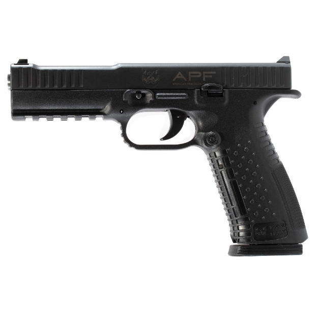 Picture of American Precision Firearms Strike One - Semi-automatic - Striker Fired - Full Size - Polymer Frame Pistol - 9MM - 5" Barrel - No Manual Safety - Matte Finish - Black - 17 Rounds - 2 Magazines - BLEM (Damaged Rear Sight) AFS1-9-BK-17