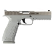 Picture of American Precision Firearms Strike One - Semi-automatic - Striker Fired - Full Size - Polymer Frame Pistol - 9MM - 5" Barrel - No Manual Safety - Cerakote Finish - Silver - 10 Rounds - 2 Magazines AFS1-9-SL-10