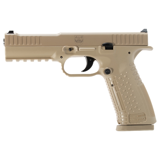 Picture of American Precision Firearms Strike One - Semi-automatic - Striker Fired - Full Size - Polymer Frame Pistol - 9MM - 5" Barrel - No Manual Safety - Cerakote Finish - Tan - 10 Rounds - 2 Magazines AFS1-9-TA-10