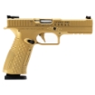 Picture of American Precision Firearms Strike One - Ergal - Semi-automatic - Striker Fired - Full Size - Aluminum Frame Pistol - 9MM - 5" Barrel - No Manual Safety - Brushed Finish - Gold - Fiber Optic Front Sight with Adjustable Rear - Optic Ready - 10 Rounds - 2 Magazines AFS1E-9-GD-10-OR