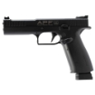 Picture of American Precision Firearms Strike One - Ergal Pro - Semi-automatic - Striker Fired - Full Size - Aluminum Frame Pistol - 9MM - 5" Barrel - No Manual Safety - Matte Finish - Black - Fiber Optic Front Sight with Adjustable Rear - Optic Ready - 10 Rounds - 2 Magazines AFS1EP-9-BK-10-OR