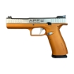 Picture of American Precision Firearms Strike One - Ergal Pro - Semi-automatic - Striker Fired - Full Size - Aluminum Frame Pistol - 9MM - 5" Barrel - No Manual Safety - Matte Finish - Orange Frame with Stainless Steel Slide - No Front Sight - Optic Ready - 10 Rounds - 2 Magazines AFS1EP-9-OR-10-OR