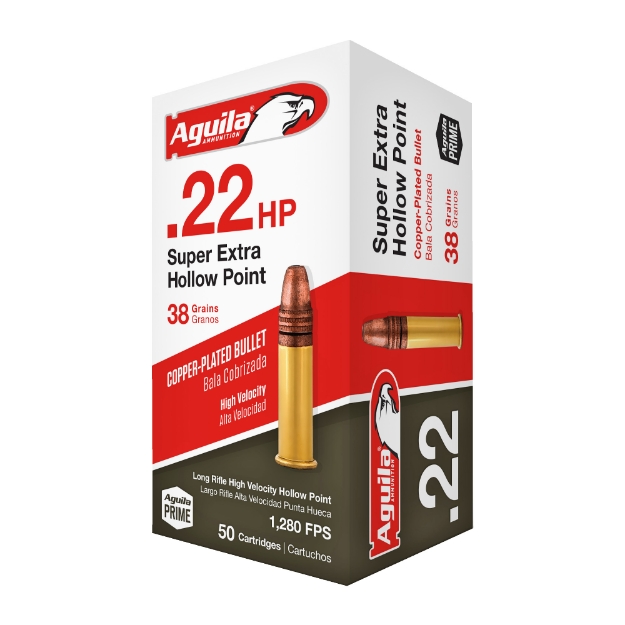 Picture of Aguila Ammunition Rimfire - 22LR - 38Gr - Hollow Point - 50 Round Box 1B220335