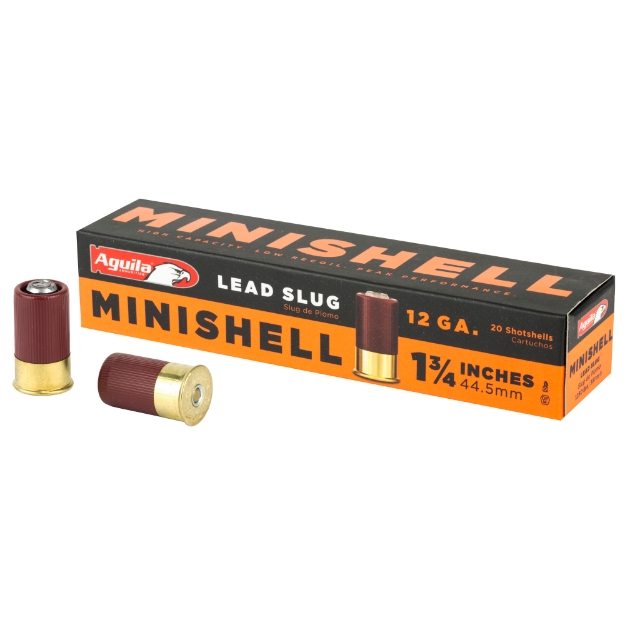 Picture of Aguila Ammunition Minishell - 12Ga 1.75" - Lead Slug - 20 Round Box 1C128974