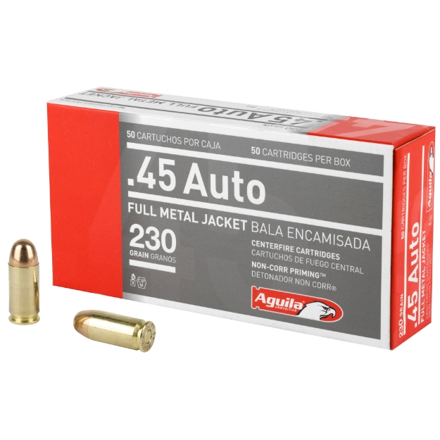 Picture of Aguila Ammunition Pistol - 45 ACP - 230 Grain - Full Metal Jacket - 50 Round Box 1E452110