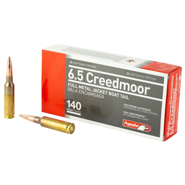 Picture of Aguila Ammunition 6.5 Creedmoor - 140 Grain - Full Metal Jacket Boat Tail - 20 Round Box 1E650110