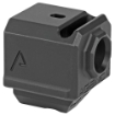 Picture of Agency Arms Gen3 Compensator - Features a single top venting port and a front sight hole - Two set screws with an Allen Wrench and a vial of Rockset are included in package - Compatible with the Glock 17/19/34 - Standard 1/2 x 28 thread pitch - Black finish 417S-G3-BLK