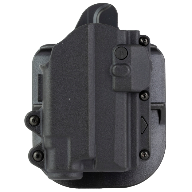 Picture of Rapid Force Rapid Force Level II Slim - Outside the Waistband Holster - Fits Sig P365/P365 SAS with Light - Polymer - Paddle Attachment - Black R2-PA-0900-R-B-L1-D