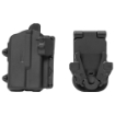 Picture of Rapid Force Rapid Force Level II Slim - Outside the Waistband Holster - Fits Sig P365XL/Spectre Comp with Light - Quick Detach System - Polymer - Black R2-LB-1006-R-B-L1-D