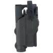 Picture of Rapid Force Rapid Force Duty Holster - Outside the Waistband Holster - Level 3 Retention - Fits Glock 19/19X/32/38/23 (Will Not Fit Gen 5 G23) with Light - Mid Ride - Right Hand - Polymer - Black RFS-0057-R-MB-9-D