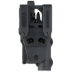 Picture of Rapid Force Rapid Force Duty Holster - Outside the Waistband Holster - Level 3 Retention - Fits Glock 19/19X/32/38/23 (Will Not Fit Gen 5 G23) with Light - Mid Ride - Right Hand - Polymer - Black RFS-0057-R-MB-9-D