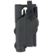 Picture of Rapid Force Rapid Force Duty Holster - Outside the Waistband Holster - Level 3 Retention - Fits Glock 17/31/47/22 (Will Not Fit Gen 5 G22) with Light - Basket Weave Finish - Mid Ride - Right Hand - Polymer - Black RFS-0601-R-BB-9-D