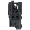 Picture of Rapid Force Rapid Force Duty Holster - Outside the Waistband Holster - Level 3 Retention - Fits Glock 17/31/47/22 (Will Not Fit Gen 5 G22) with Light - Basket Weave Finish - Mid Ride - Right Hand - Polymer - Black RFS-0601-R-BB-9-D