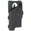 Picture of Rapid Force Rapid Force Duty Holster - Outside the Waistband Holster - Level 2 Retention - Fits Glock 17/31/47/22 (Will Not Fit Gen 5 G22) with Light - Mid Ride - Right Hand - Polymer - Black RFS-0601-R-MB-7-D