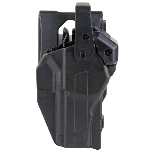 Picture of Rapid Force Rapid Force Duty Holster - Outside the Waistband Holster - Level 3 Retention - Fits Sig 320c with Red Dot Optic - Mid Ride - Quick Disconnect System - Right Hand - Polymer - Black RFS-0691-R-MB-6-D