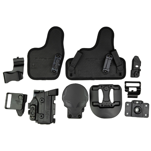 Picture of Alien Gear Holsters ShapeShift Modular Holster System - Core Carry Pack - Fits Springfield Hellcat OSP with MRDS - Right hand - Black SSHK-1029-RH-D