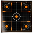 Picture of Allen EZ AIM Adhesive - Sight-In Grid - 12" Square - 10 Pack - Black/Orange 1531410