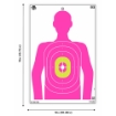 Picture of Allen Pink Silhouette EZ Aim - Paper Targets - 3 Pack - 12"X18" - Pink 15646