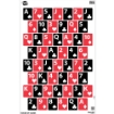 Picture of Allen House of Cards EZ Aim - Paper Targets - 3 Pack - 23"X35" - Black and Red 15655