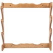 Picture of Allen Four Gun Wooden Wall Rack - Solid Wood Construction - 24.5"X24.5"x4.25" - Natural Finish 18550