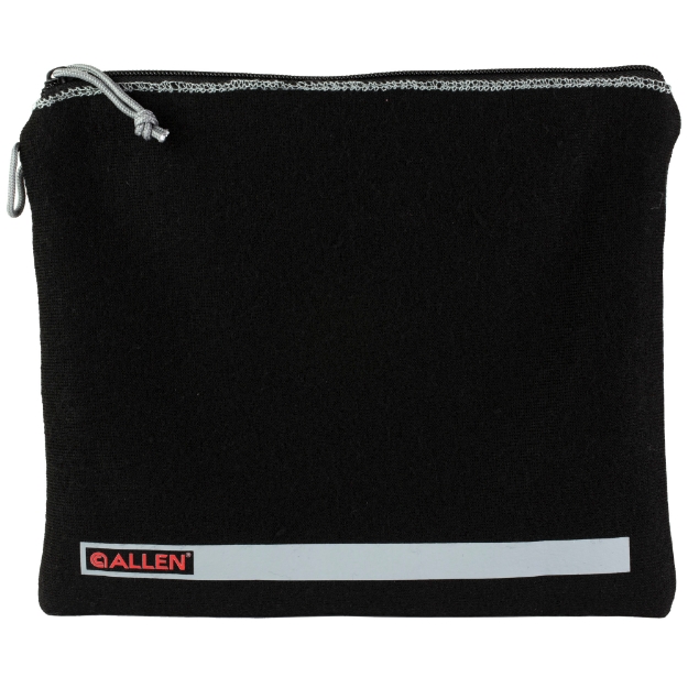 Picture of Allen Locking Pistol Pouch - Compact - 9"x11" - Fleece - Black 3630