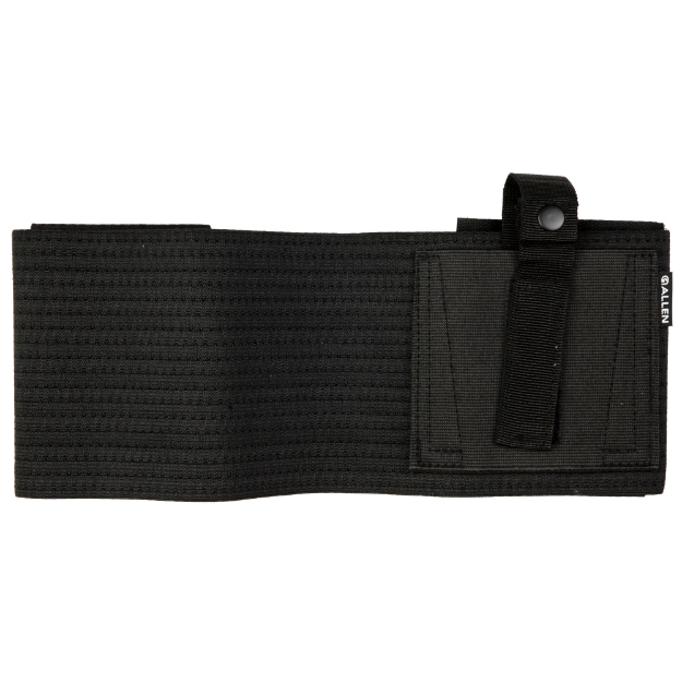 Picture of Allen Hideout - Belly Band Holster - Fits 46"-60" Waist - Compatible with Most Concealed Carry Handguns - Ellastic and Nylon Construction - Snap Closure - Matte Finish - Black - Ambidextrous 44251