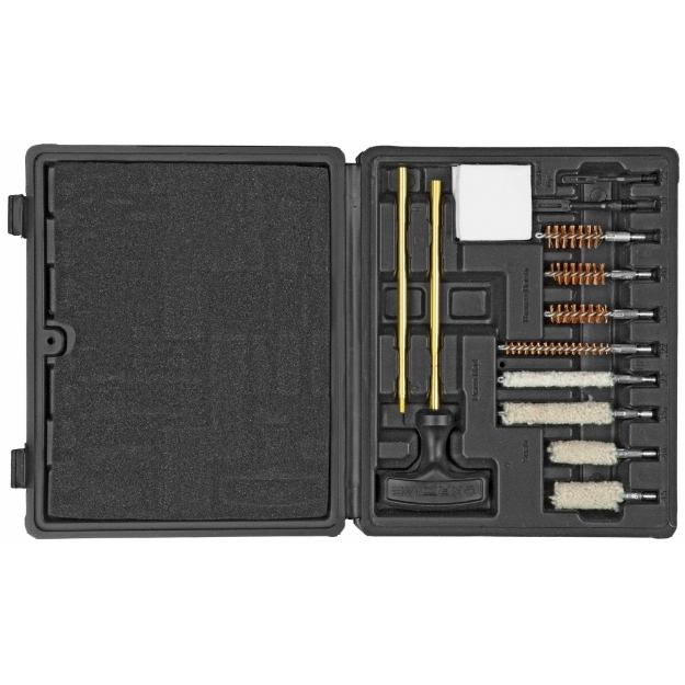 Picture of Allen Krome - Compact Handgun Cleaning Kit - 14 Piece - 22LR- 45ACP - Molded Case 70607