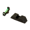 Picture of AmeriGlo Sight - Fits Glock 17,19,22,23,24,26,27,33,34,35,37,38,39 - Green Fiber Front Black Rear GFT-114