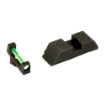 Picture of AmeriGlo Sight - Fits Glock 17,19,22,23,24,26,27,33,34,35,37,38,39 - Green Fiber Front Black Rear GFT-114