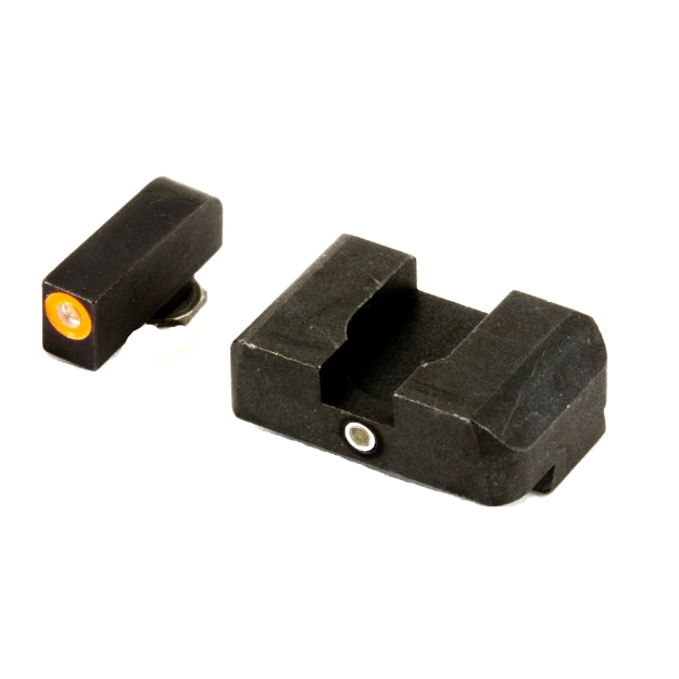 Picture of AmeriGlo Pro i-Dot - 2 Dot Complete Set - Tritium Night Sight - For Glock 20,21,29,30,31,32,36 - Green Front Sight with Orange Outline/Green Rear Sight - ProGlo GL-203