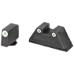 Picture of AmeriGlo Tall Suppressor Series - 3 Dot Sights for All Glocks - Green with White Outline - Front and Rear Sights GL-329