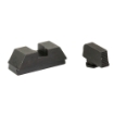 Picture of AmeriGlo Optic Compatible Sets for Glock - For Glock 43X and 48 - Black Front and Rear - .220" Front and .295" Rear GL-453