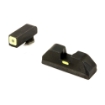 Picture of AmeriGlo CAP - Combative Application Pistol Sight - Fits Glock 20,21,29,30,31,32,36 - Green/Green - Green Tritium Font Sight with Lumi Outline - Rear Sight With Lumi Horizontal Center Line GL-615