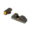 Picture of AmeriGlo CAP - Combative Application Pistol Sight - Fits Glock 17,19,22,23,24,26,27,33,34,35,37,38,39 - Green/Orange - Green Tritium Front Sight With Orange LumiOutline - Rear Sight with Orange Lumi Horizontal Center Line GL-616