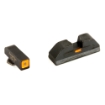 Picture of AmeriGlo CAP - Combative Application Pistol Sight - Fits Glock 17,19,22,23,24,26,27,33,34,35,37,38,39 - Green/Orange - Green Tritium Front Sight With Orange LumiOutline - Rear Sight with Orange Lumi Horizontal Center Line GL-616