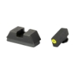 Picture of AmeriGlo Optic Compatible Sets for Glock - For Glock 43X/48 MOS - Green Tritium with LumiGreen Outline - Black Rear - .220" Front and .295" Rear GL-680