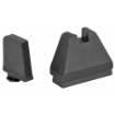 Picture of AmeriGlo Tall Suppressor Sights - 9XL Height - Fits All Glocks Except 42/43 - Black Serrated .500" Front - Flat Black .600" Rear GL-808