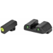 Picture of AmeriGlo Trooper - Sight - Fits Glock 42,43,43X - Green Tritium LumiLime Outline Front - Green Tritium Black Serrated Rear - Front/Rear GL-822