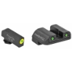 Picture of AmeriGlo Trooper - Sight - Fits Glock 42,43,43X - Green Tritium LumiLime Outline Front - Green Tritium Black Serrated Rear - Front/Rear GL-822