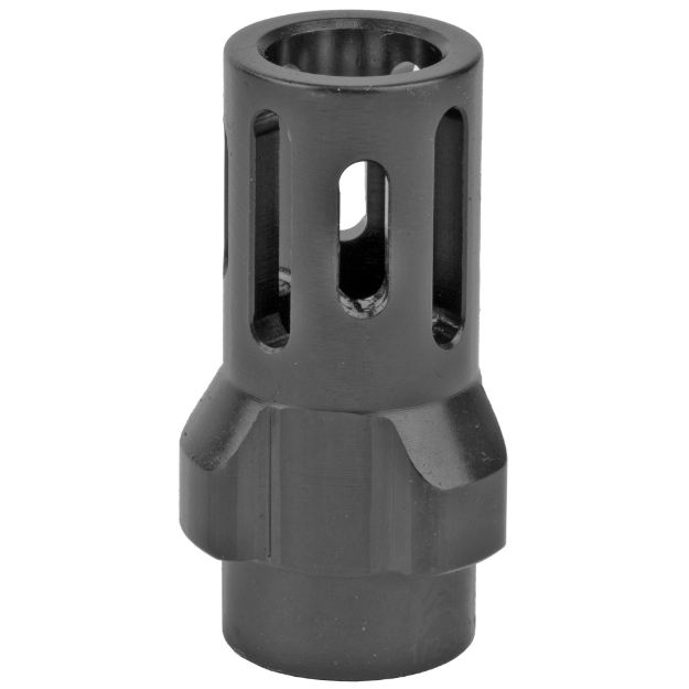 Picture of Angstadt Arms Flash Hider - 3 Lug - 9MM - 1/2x36 Threads - 1.42" Length - Nitride Finish - Black Color ANGAA093LHB36