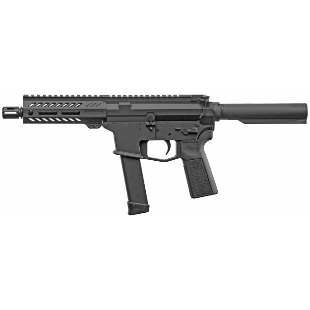 Picture of Angstadt Arms UDP-9 - Semi-automatic - Pistol - 9MM - 6" Chrome Moly Barrel - Anodized Finish - Black - Magpul K2 Grip - Angstadt Arms 5.5" Free Float M-LOK Handguard - A2 Flash Suppressor - Accepts Glock Style Magazines - 17 Rounds - 1 Magazine AAUDP09P06