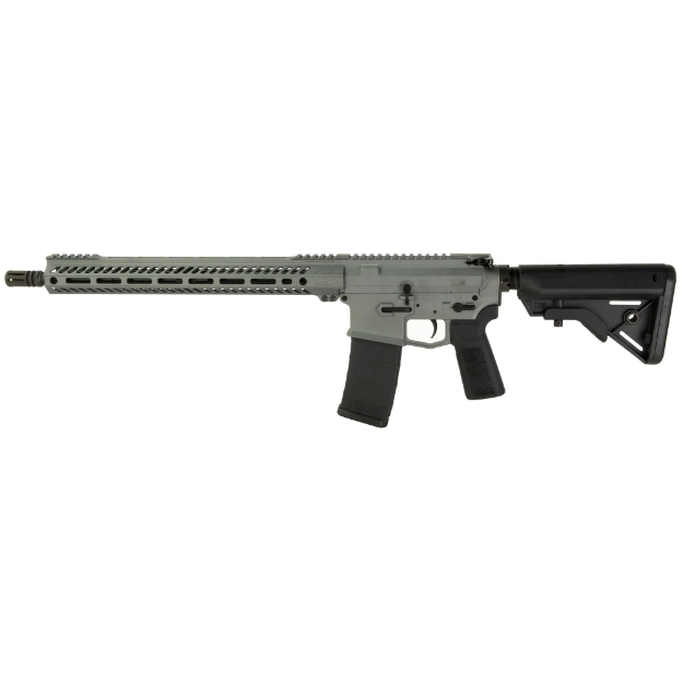 Picture of Angstadt Arms UDP-556 - Semi-automatic Rifle - AR - .223 Remington/5.56NATO - 16" 1:7 Twist Chrome Lined Barrel - Cerakoted Aluminum - Gray - 16" Ultra Light Free Float M-lok Rail - B5 Type 23 Grip - B5 SopMod Stock - 30 Rounds - 1 Magazine AAUDP56RGR