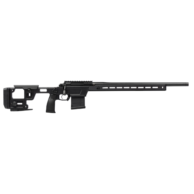 Picture of Aero Precision SOLUS - Competition Rifle - Bolt Action - 6.5 Creedmoor - 22" Sendero Contour Barrel - Threaded 5/8x24 - Anodized Finish - Black - Aero SOLUS Competition Chassis - Adjustable Cheek Riser - Adjustable Length of Pull - AICS/AIAIW Magazine Compatibility - Integrated Arca Rail - M-LOK - Trigger Tech Single Stage Trigger - 5 Rounds - 1 AICS Magazine APBR01020002