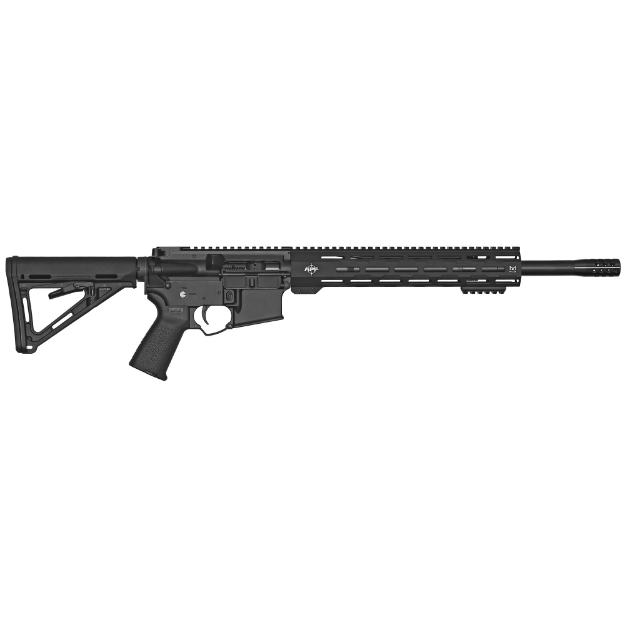 Picture of Alex Pro Firearms Carbine - Semi-automatic Rifle - 450 Bushmaster - 16" Stainless Black Teflon Barrel - 1:24 Twist - Matte Finish - Black - Magpul MOE Stock - APF 12.5" Free Float MLOK Handguard - 5 Rounds - 1 Magazine RI-040M